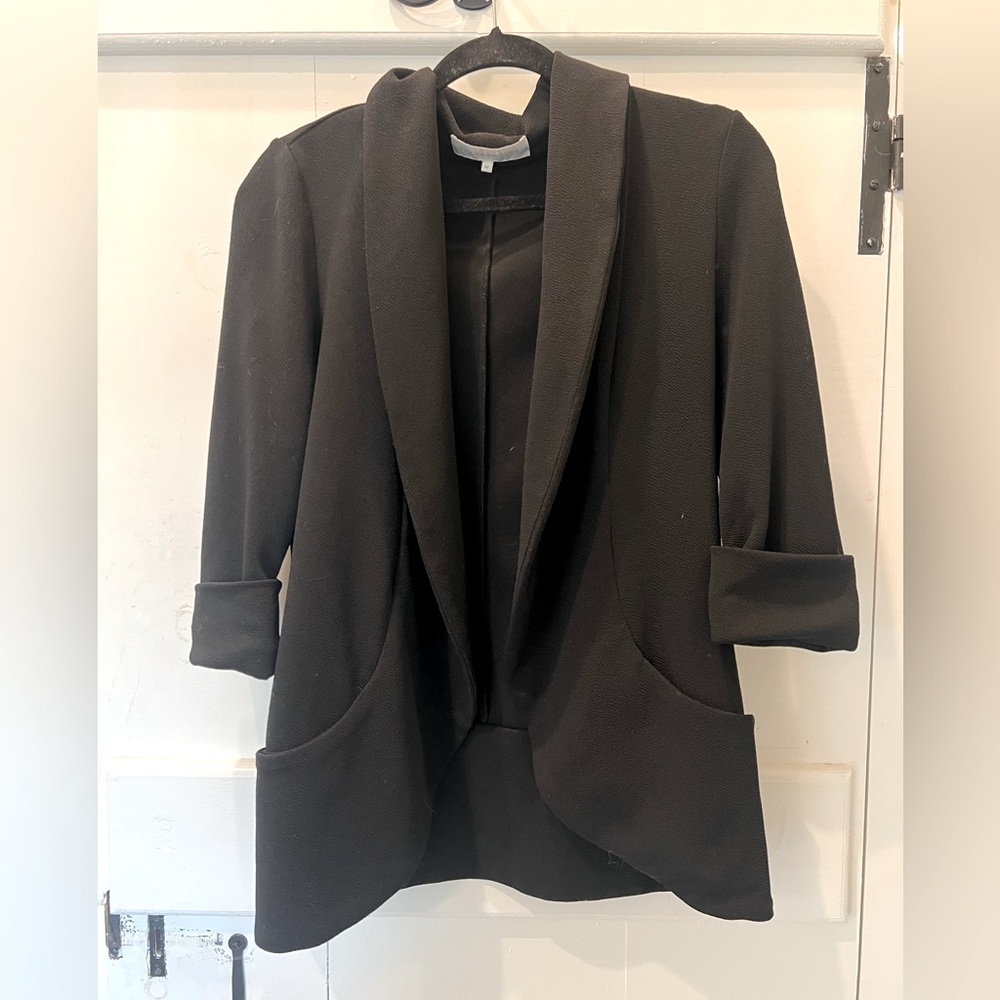 French Mauve Open Blazer